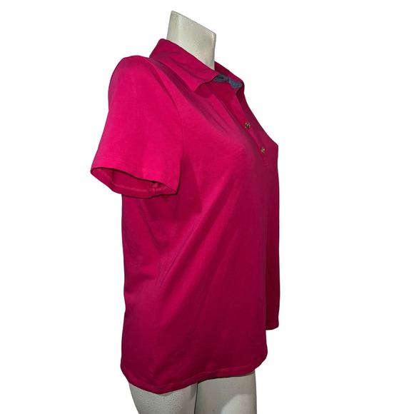 JONES NEW YORK SIGNATURE Women's Pink Short Sleeve Polo Shirt Sz XL Golf Casual - Picture 3 of 9